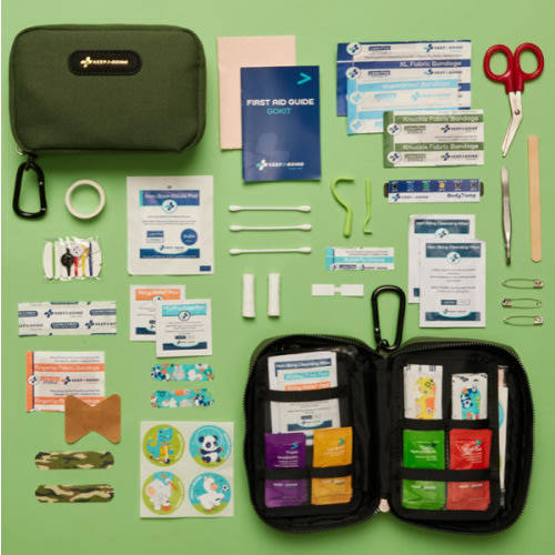 First Aid Hunter Green GoKit (130 PCS) - KEEP>GOING First Aid
