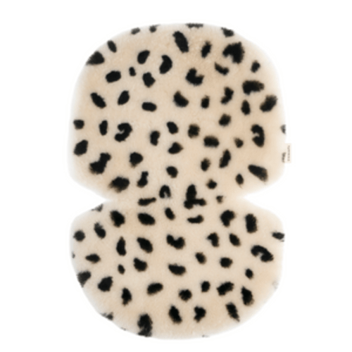BINIBAMBA Leopard Sheepskin Buggy Liner