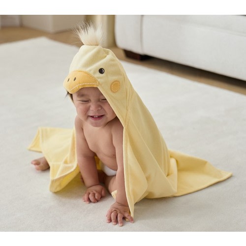 Duck Plush Baby Hooded Towel