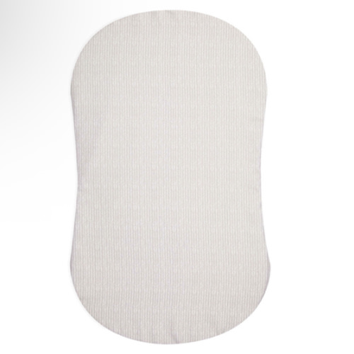 HALO - BassiNest Fitted Sheet 100% Cotton | Herringbone - cream ,