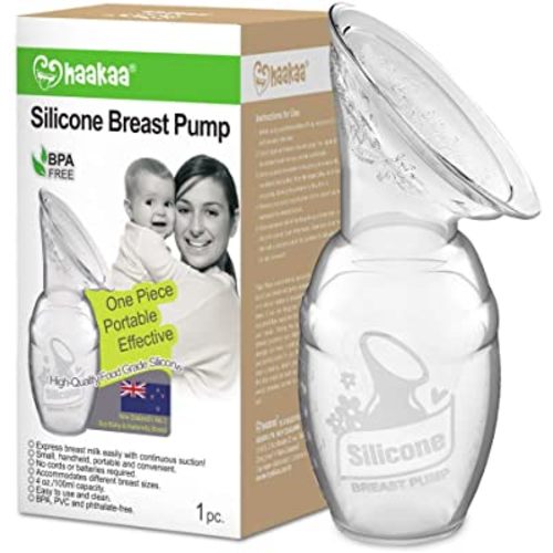 haakaa Manual Breast Pump for Breastfeeding 4oz/100ml