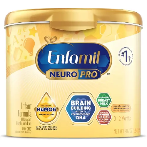 Enfamil NeuroPro Baby Formula, MFGM* 5-Year Benefit, Expert-Recommended Brain-Building Omega-3 DHA, Exclusive Immune Supporting HuMO6 Blend, Infant Formula Powder, Baby Milk, 20.7 Oz