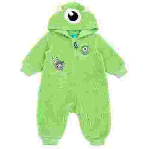 Disney Monsters Inc. Mike Boo Cozy Sherpa Zip Up Cosplay Coverall Newborn to Infant