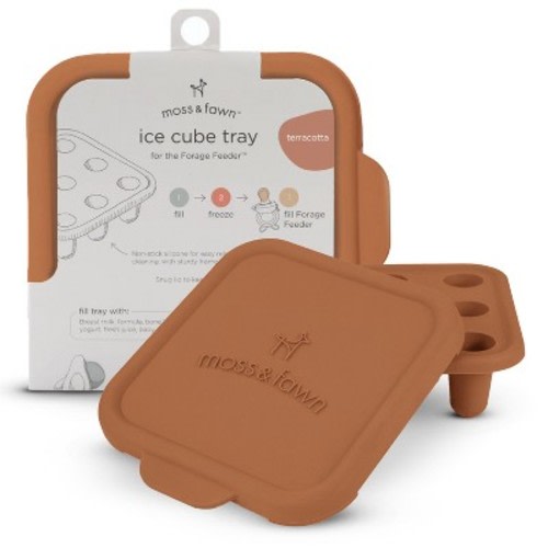 Moss and Fawn Ice Cube Tray, Color: Terracotta