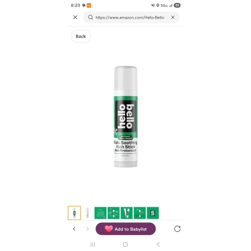 Hello Bello Soothing Itch Stick