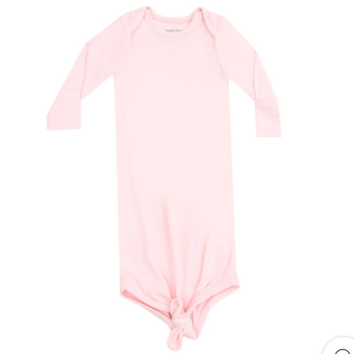 Knotted Gown - Solid Tickled Pink