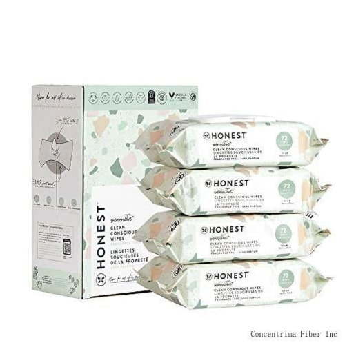 Honest Company 100% Plant-Based, Hypoallergenic Baby Wipes | Dermatologist Tested, Geo Mood | 288 Count