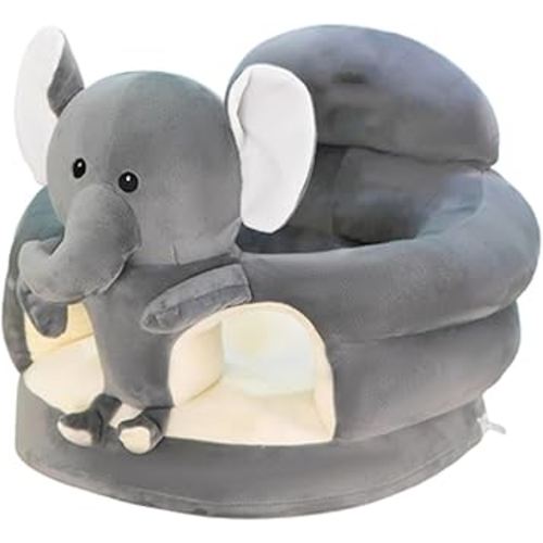 Generic Baby Sit Up Chair Cartoon Animals Plush Sofa Chair Toddler Baby Learn to Sit (6)