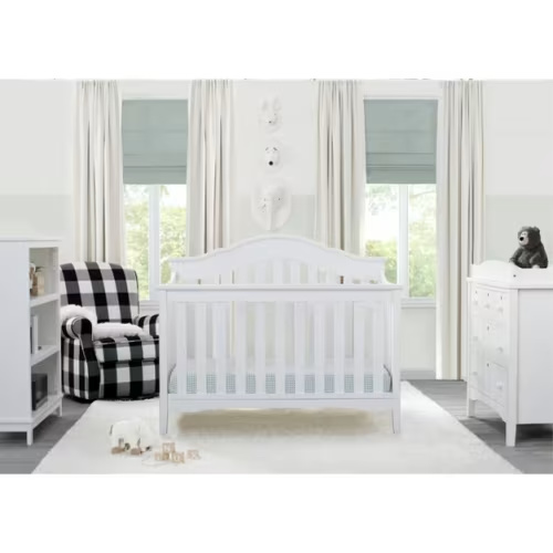 Delta Children Farmhouse 6-in-1 Convertible Crib