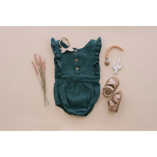 Backless Cotton Romper