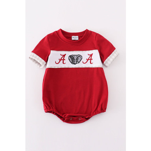Alabama Big Al Elephant embroidery boy bubble