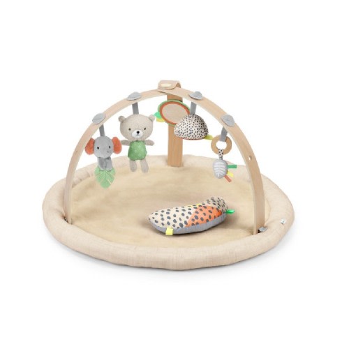 Ingenuity Every Season Plush Lambswool Activity Gym | Playgyms | Baby Bunting AU