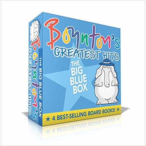 Boynton's Greatest Hits The Big Blue Box: Moo, Baa, La La La!; A to Z; Doggies; Blue Hat, Green Hat (Boynton Board Books)