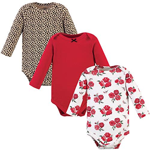 Hudson Baby unisex-baby Cotton Long-sleeve Bodysuits