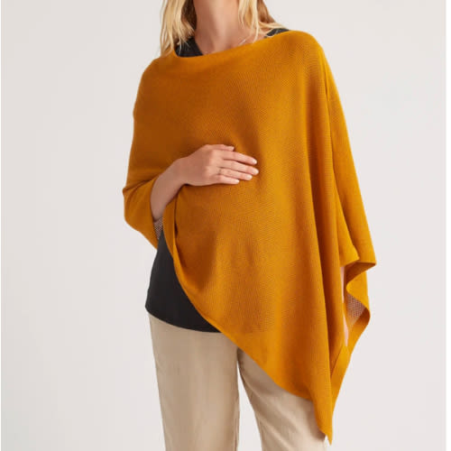 Lightweight Cotton Cashmere Nursing Shawl