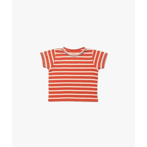 Willie Baby T-Shirt, Red Stripe