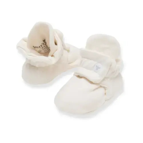 Solid Adjustable Organic Baby Booties | Burt's Bees Baby™