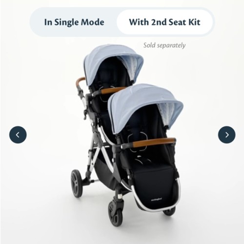 Mockingbird Single-to-Double Stroller 2.0