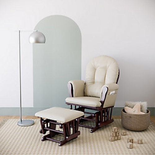 Storkcraft Hoop Glider and Ottoman