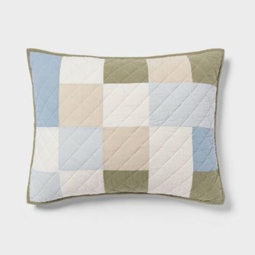 Pieced Patchwork Quilt Sham - Threshold™