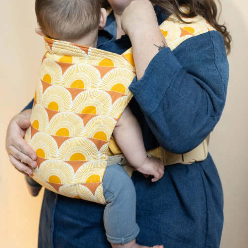 Sun Print Baby Carrier | Ergonomic Soft Structured Carrier