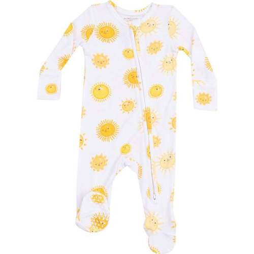 2 Way Zipper Footie, Happy Suns - Angel Dear | Maisonette