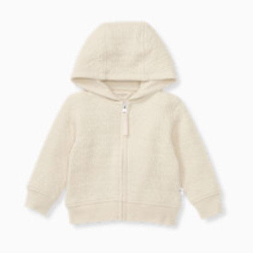 Burt's Bees Baby Organic Cotton Quilted Jacket - Oat, 3-6 M