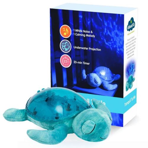 Cloud B Tranquil Turtle Sound Machine and Nightlight Toy - Aqua