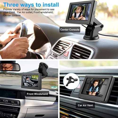 Baby Car Rear Mirror Camera