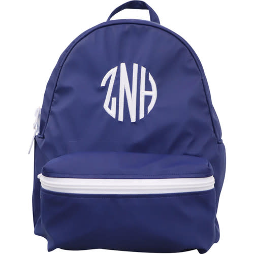 Navy Vinyl Backpack - Cecil and Lou
