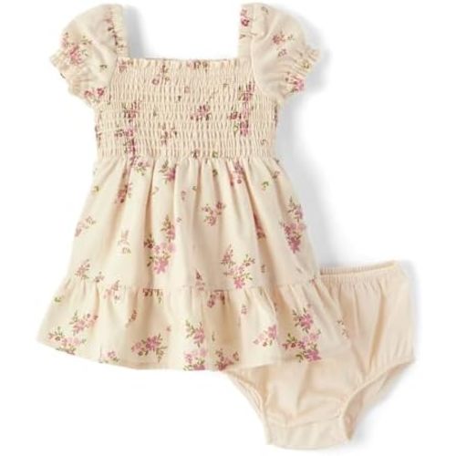 Gymboree,and Newborn Floral Dress with Diaper Cover