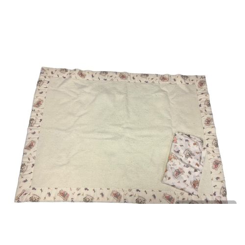 VTG Beatrix Potter Peter Rabbit Baby Blanket Flopsy Mopsy Quiltex Bunny Sheet