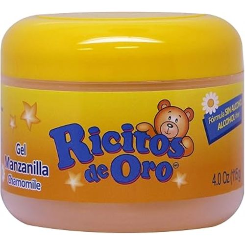 Manzanilla Ricitos de Hair Gel| Alcohol-Free Hair Care Gel for Daily Use, Gentle Gel with Chamomile Extract; 4.0 Ounces