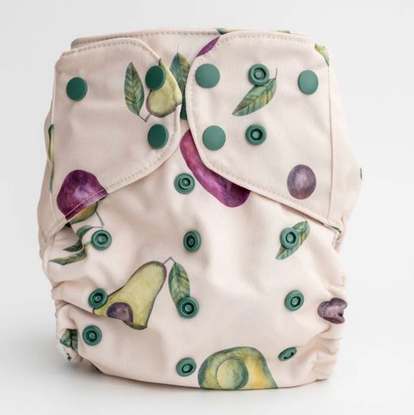 Luxe Pocket Cloth Diaper with Dual Inner Gussets and Athletic Wicking Jersey
