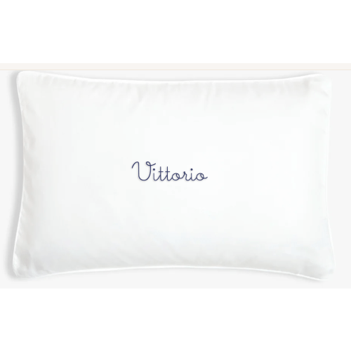Gooselings, White Solid Toddler Pillow, Personalized