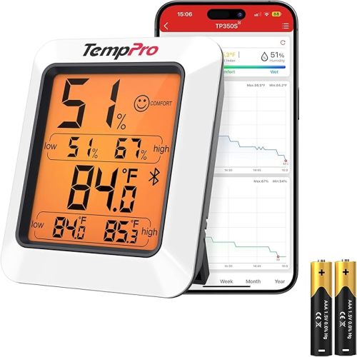 Bluetooth Hygrometer Thermometer | TempPro