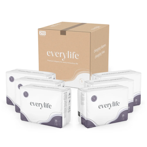 EveryLife Diapers - Size 1 (8-14 lbs)