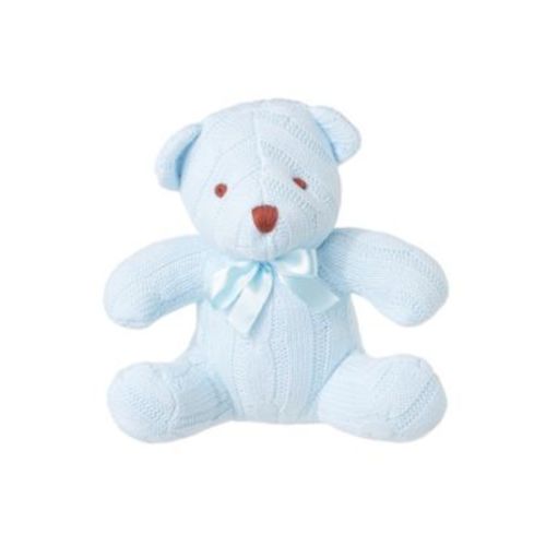 Baby Boys or Baby Girls Cable Knit Snuggle Bear
