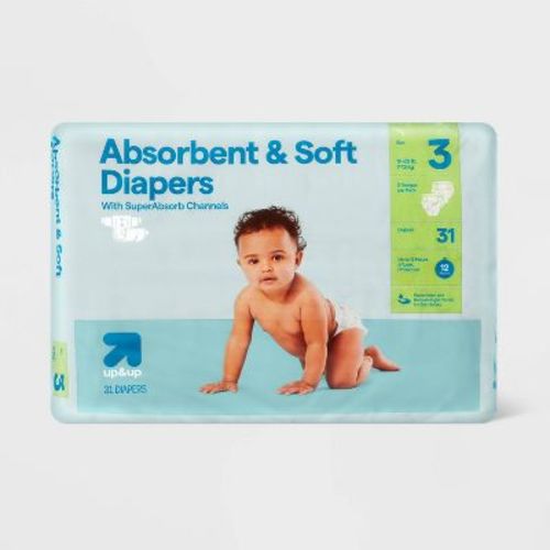 Disposable Diapers - Size 3 - 148ct - Up&up™
