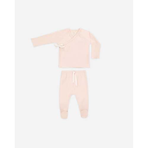 Wrap Top + Footed Pant Set || Petal – Quincy Mae