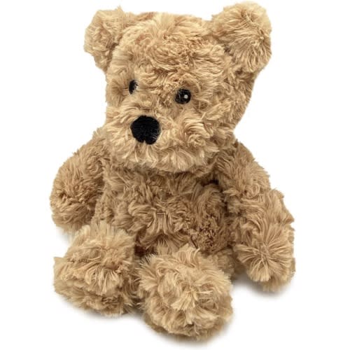 Brown Curly Bear Warmies Junior
