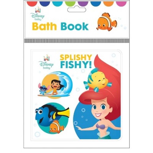 Disney Baby: Splishy Fishy! Bath Book - by Pi Kids
