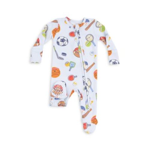 Boys' Sports Ball Friends Zipper Footie - Baby