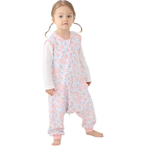 HOMEAL Sleep Sack with Legs,Summer Toddler Sleep Sacks 2t-3t,Toddler Light Wearable Blanket Baby,Light Weighted Sleep Sack Baby for Early Walkers,12months-7T