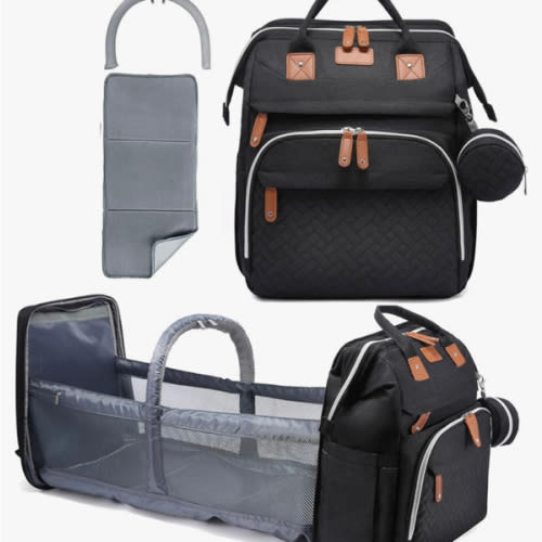 Diaper Bag Backpack with Changing Station, Spacious Durable Baby Travel Bag for Moms & Dads, with USB Port & Insulated Pockets, Large Capacity, Stylish for boys girls, Essential Newborn Gear
