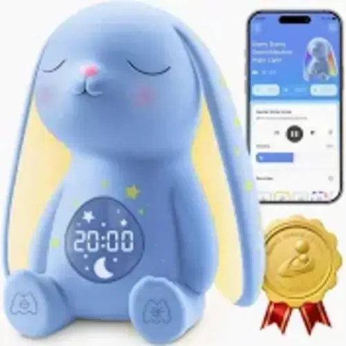 2025 Mom's Choice Awards | White Noise Sound Machine Baby with Night Light, Cry Detection,100 Soothing Sounds, App Control, 150% Battery Life, 50% Faster Sleep, Newborn Essentials