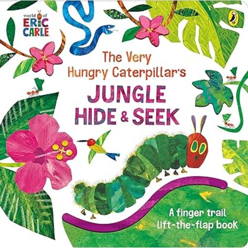 The Very Hungry Caterpillar's Jungle Hide and Seek (Board Book) /anglais