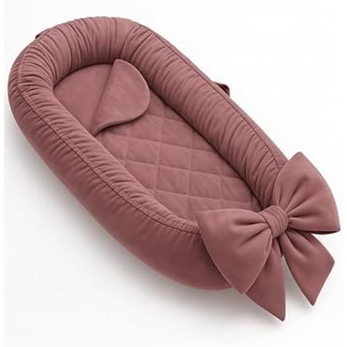 EAQ Baby Lounger, Infant Lounger for Newborn,Portable Baby Nest Cover Breathable & Soft, Newborn Essentials