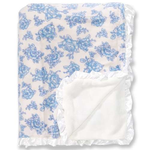 Little Me Baby Girls Floral Baby Blanket