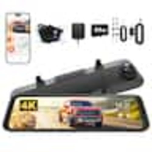 Rexing - BC500 In-Car Baby Cam with Monitor – HD 1080p & Infrared Night Vision - Black